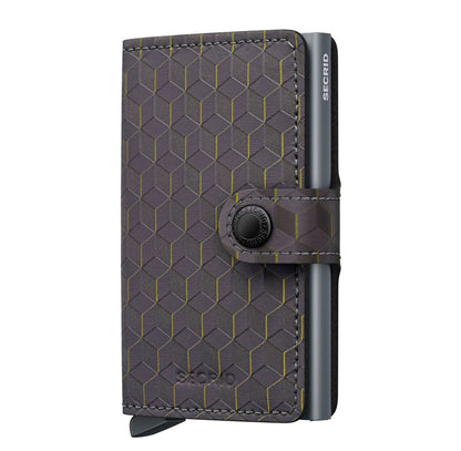 Secrid Miniwallet Optical grey-yellow