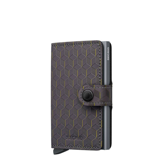 Secrid Miniwallet Optical grey-yellow