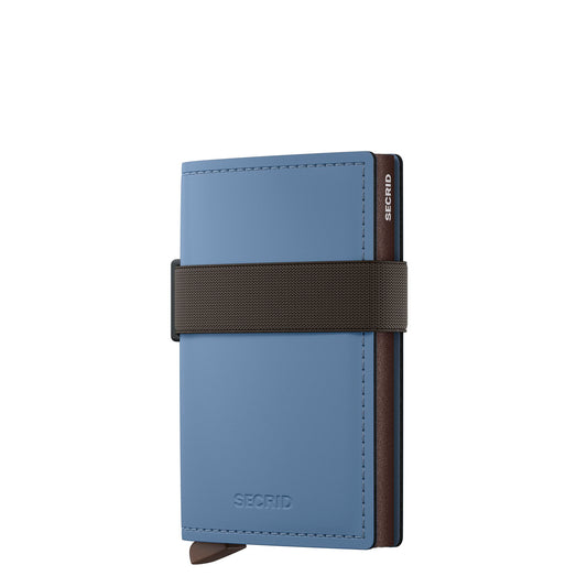 Secrid Bandwallet Matte steel blue-brown
