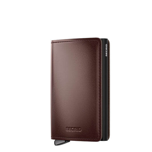 Secrid Slimwallet Dusk dark brown