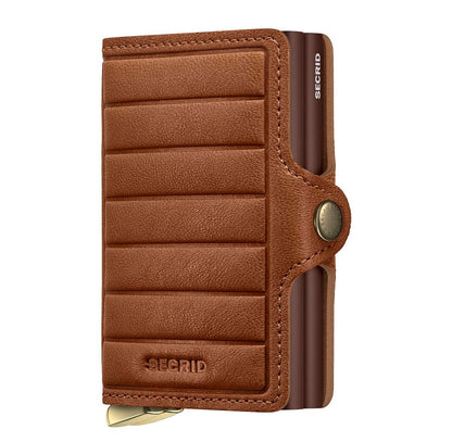 Secrid Twinwallet Emboss Lines cognac