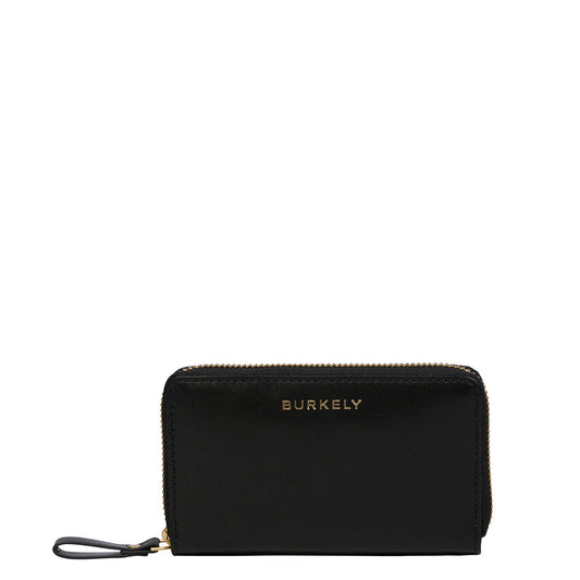 Burkely Vintage Veda Medium Zip Around Wallet black