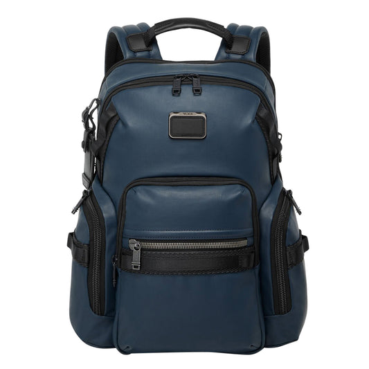 Tumi Alpha Bravo Navigation Backpack navy coated