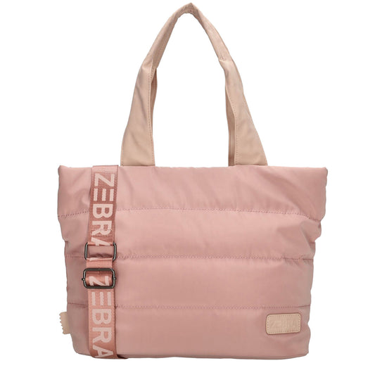 Zebra Trends Elske Puffer Small Shopper old pink