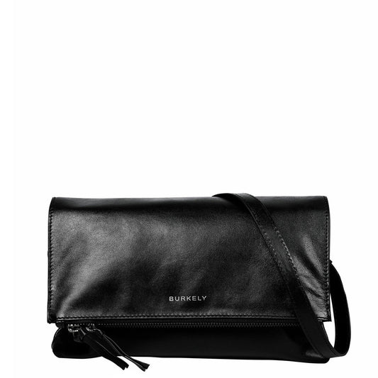 Burkely Creased Crystel Satchel Bag black