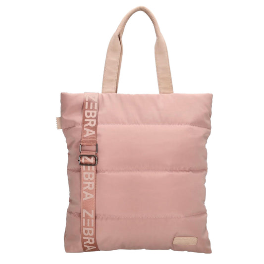 Zebra Trends Elske Puffer Shopper old rose