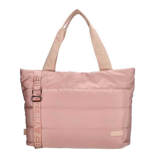 Zebra Trends Elske Puffer Mom Bag old rose