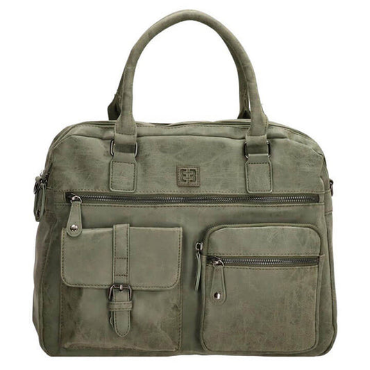 Enrico Benetti Ardèche Laptop Handbag 15" olive
