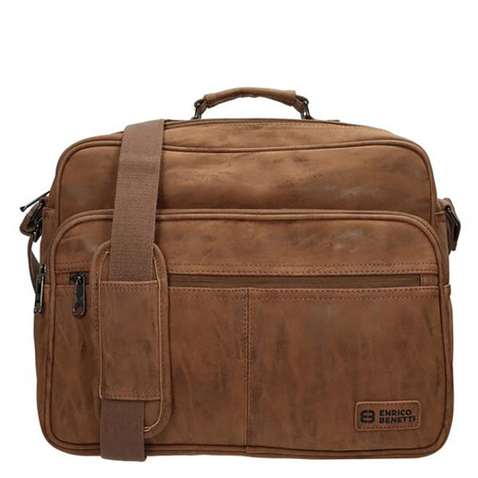 Enrico Benetti Rotterdam Business Laptopbag 15" camel
