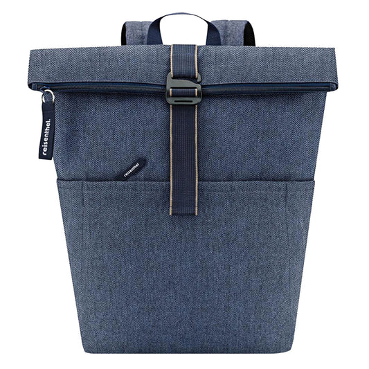 Reisenthel Rolltop Backpack herringbone dark blue