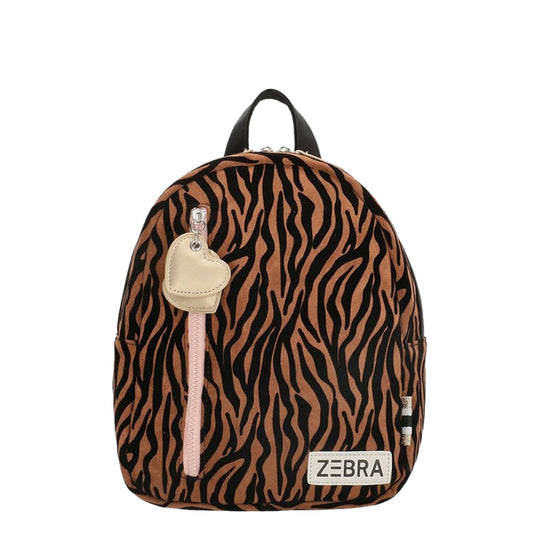 Zebra Trends Girls Backpack S zebra brown