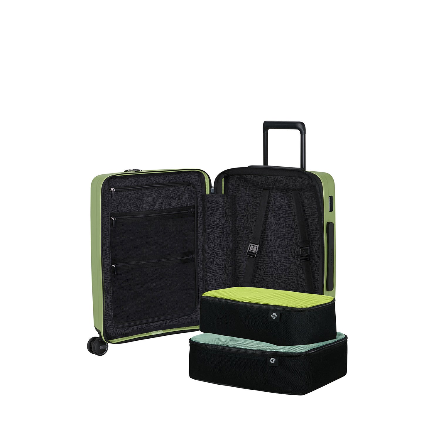 Samsonite Restackd Spinner 55/20 Expandable Easy Access wasabi
