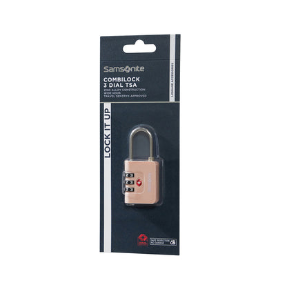 Samsonite TA Revolution Combilock 3 Dial TSA rose