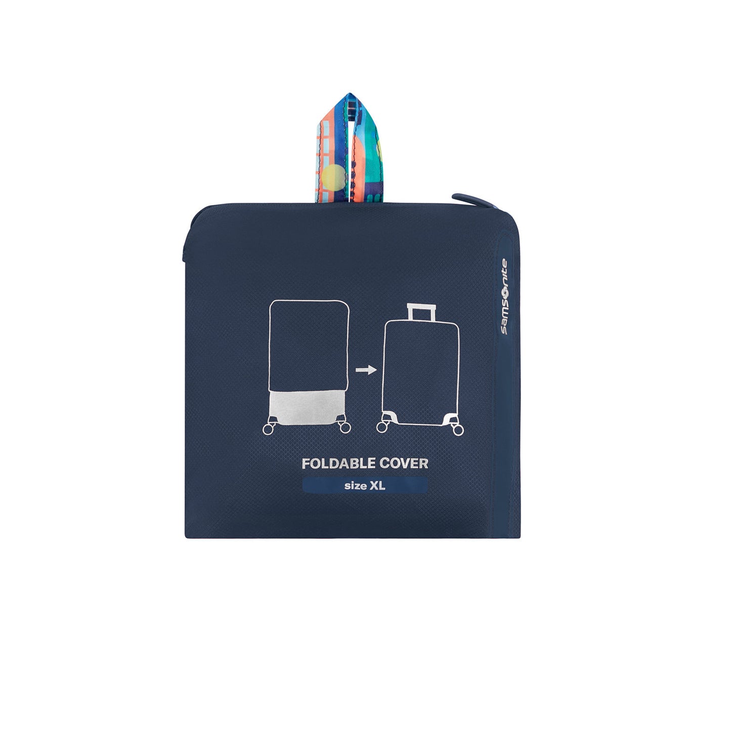 Samsonite TA Revolution Foldable Luggage Cover XL city print