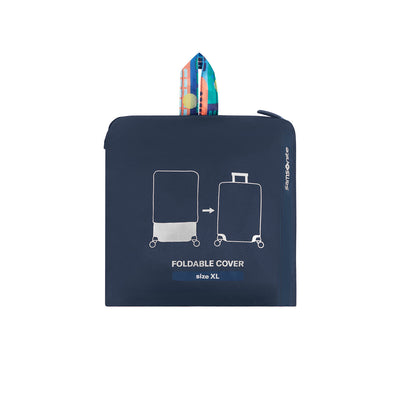 Samsonite TA Revolution Foldable Luggage Cover XL city print
