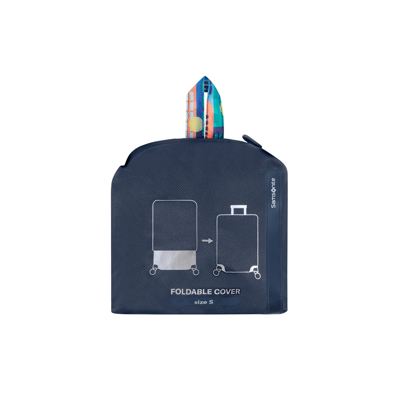 Samsonite TA Revolution Foldable Luggage Cover S city print