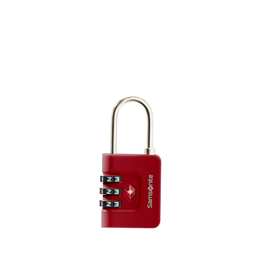 Samsonite TA Revolution Combilock 3 Dial TSA red