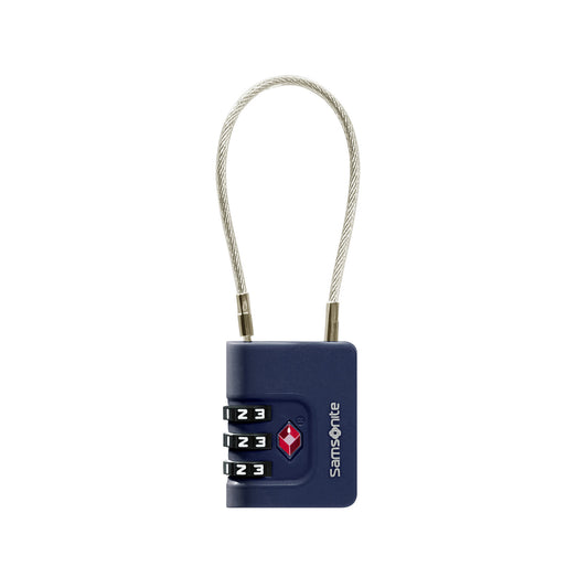 Samsonite TA Revolution Cablelock 3 Dial TSA midnight blue