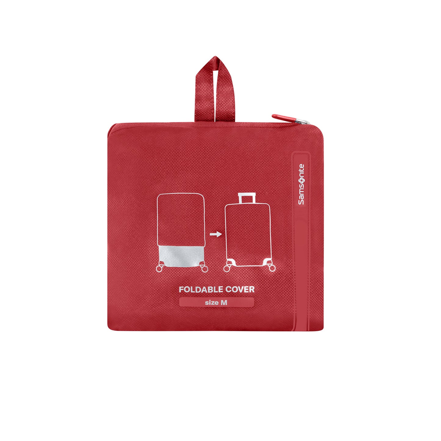 Samsonite TA Revolution Foldable Luggage Cover M red