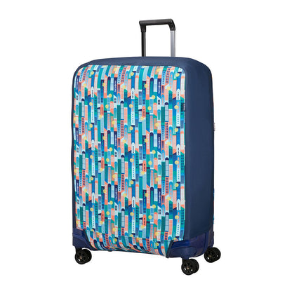 Samsonite TA Revolution Foldable Luggage Cover L city print