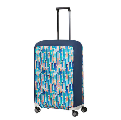 Samsonite TA Revolution Foldable Luggage Cover M city print