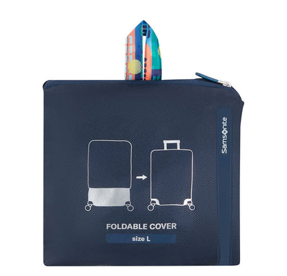 Samsonite TA Revolution Foldable Luggage Cover L city print