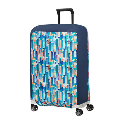Samsonite TA Revolution Foldable Luggage Cover M city print