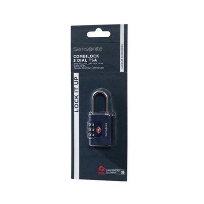 Samsonite TA Revolution Combilock 3 Dial TSA midnight blue