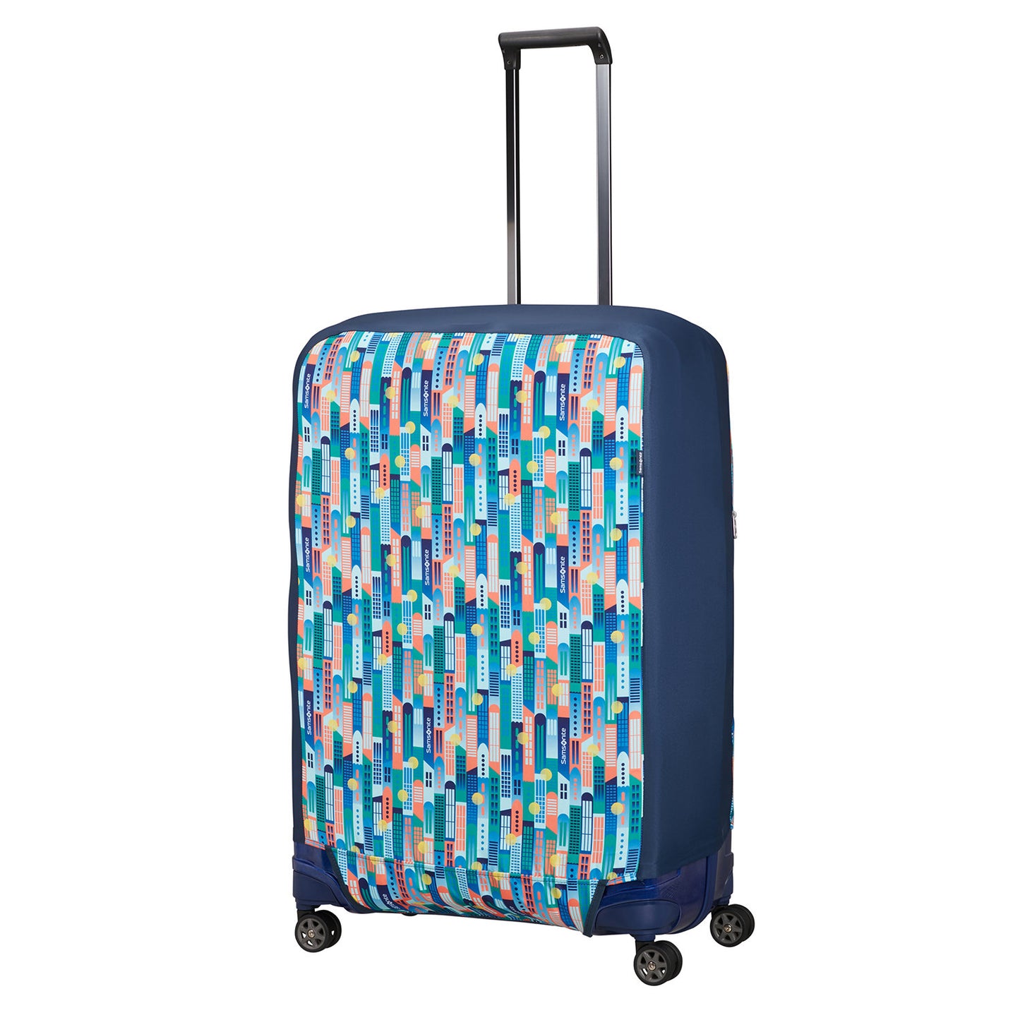Samsonite TA Revolution Foldable Luggage Cover XL city print