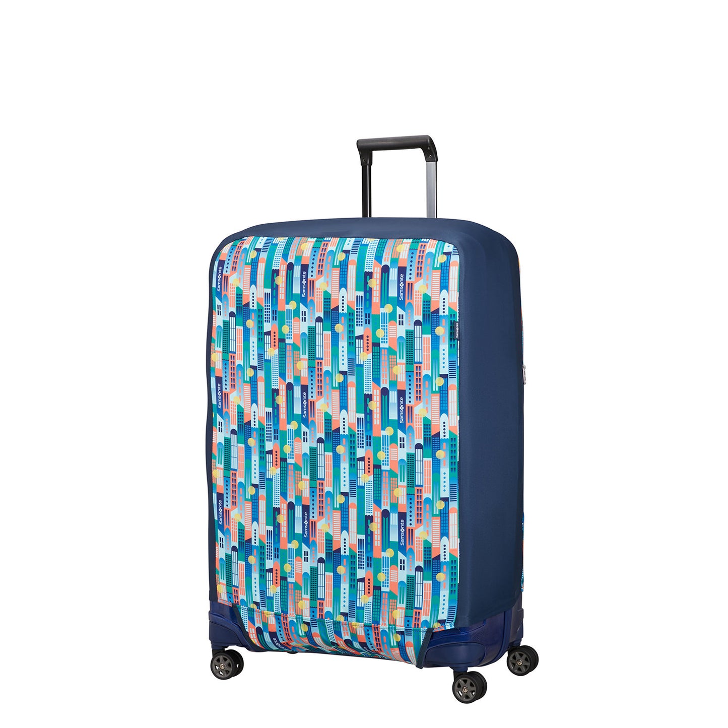 Samsonite TA Revolution Foldable Luggage Cover XL city print