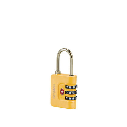Samsonite TA Revolution Combilock 3 Dial TSA yellow