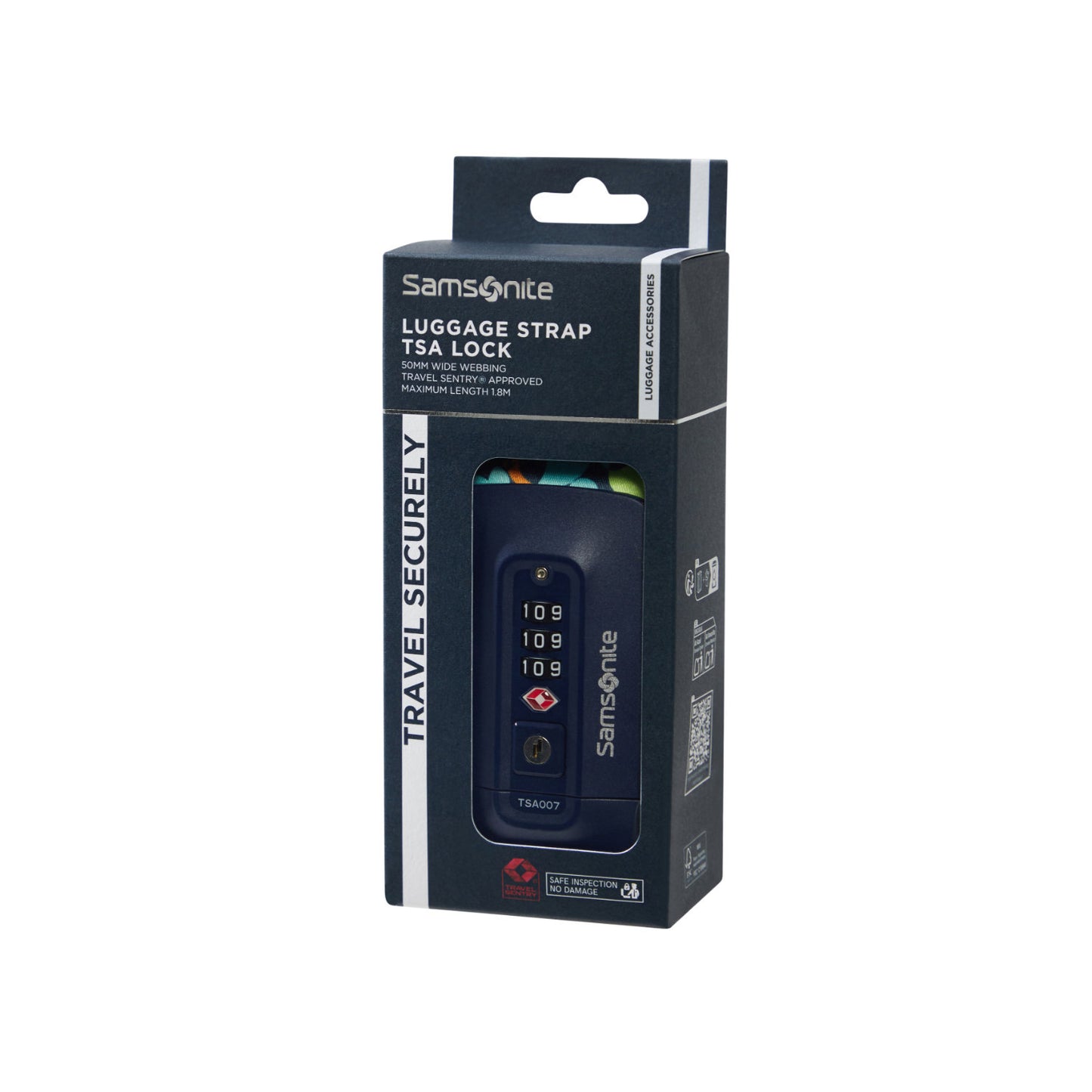 Samsonite TA Revolution Luggage Strap/TSA Lock colorwave