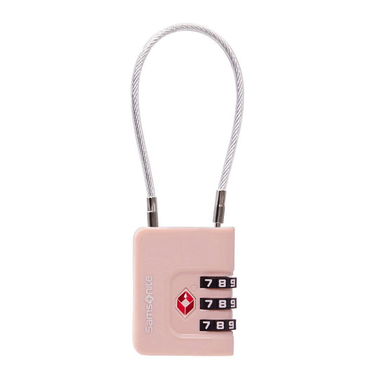 Samsonite TA Revolution Cablelock 3 Dial TSA rose