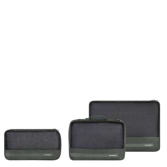 Samsonite TA Revolution Set Of 3 Packing Cubes green