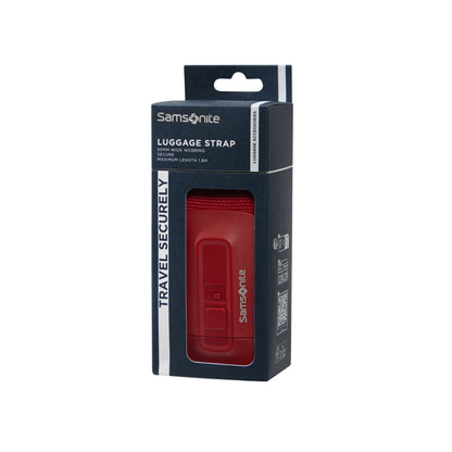 Samsonite TA Revolution Luggage Strap 50 Mm red