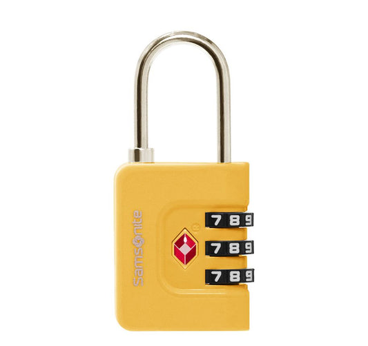 Samsonite TA Revolution Combilock 3 Dial TSA yellow