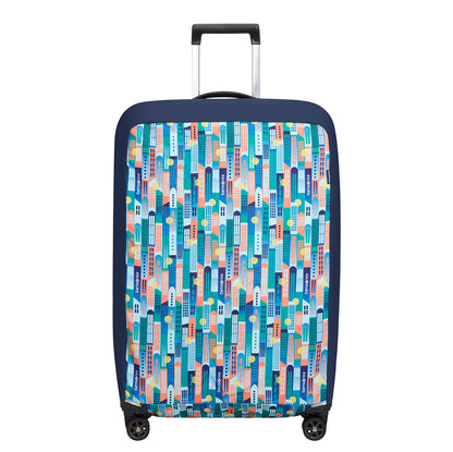 Samsonite TA Revolution Foldable Luggage Cover L city print