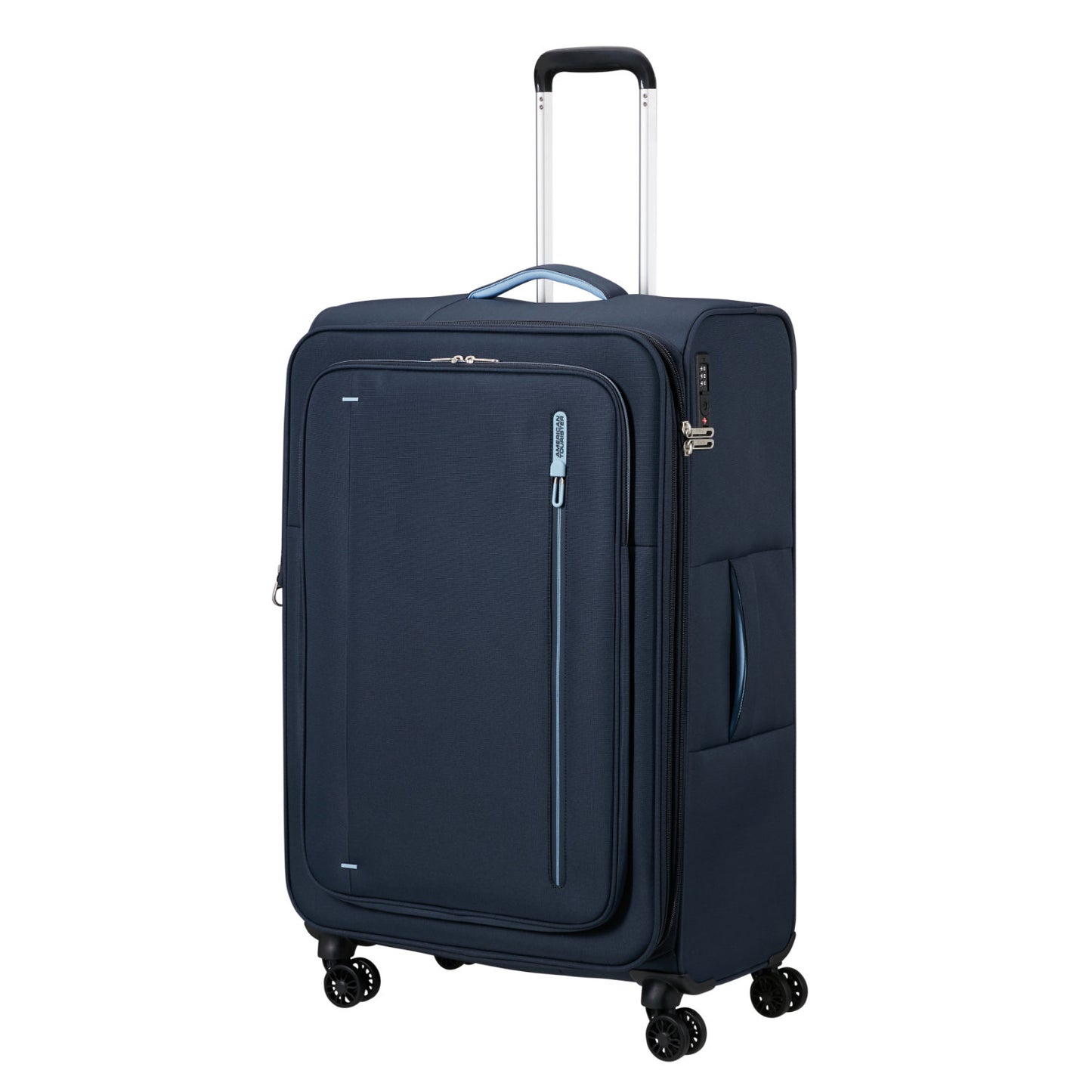 American Tourister Cloudrider  Spinner L Expandable TSA sky navy
