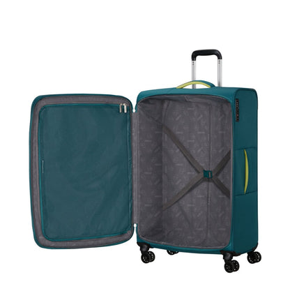 American Tourister Cloudrider  Spinner L Expandable TSA misty teal