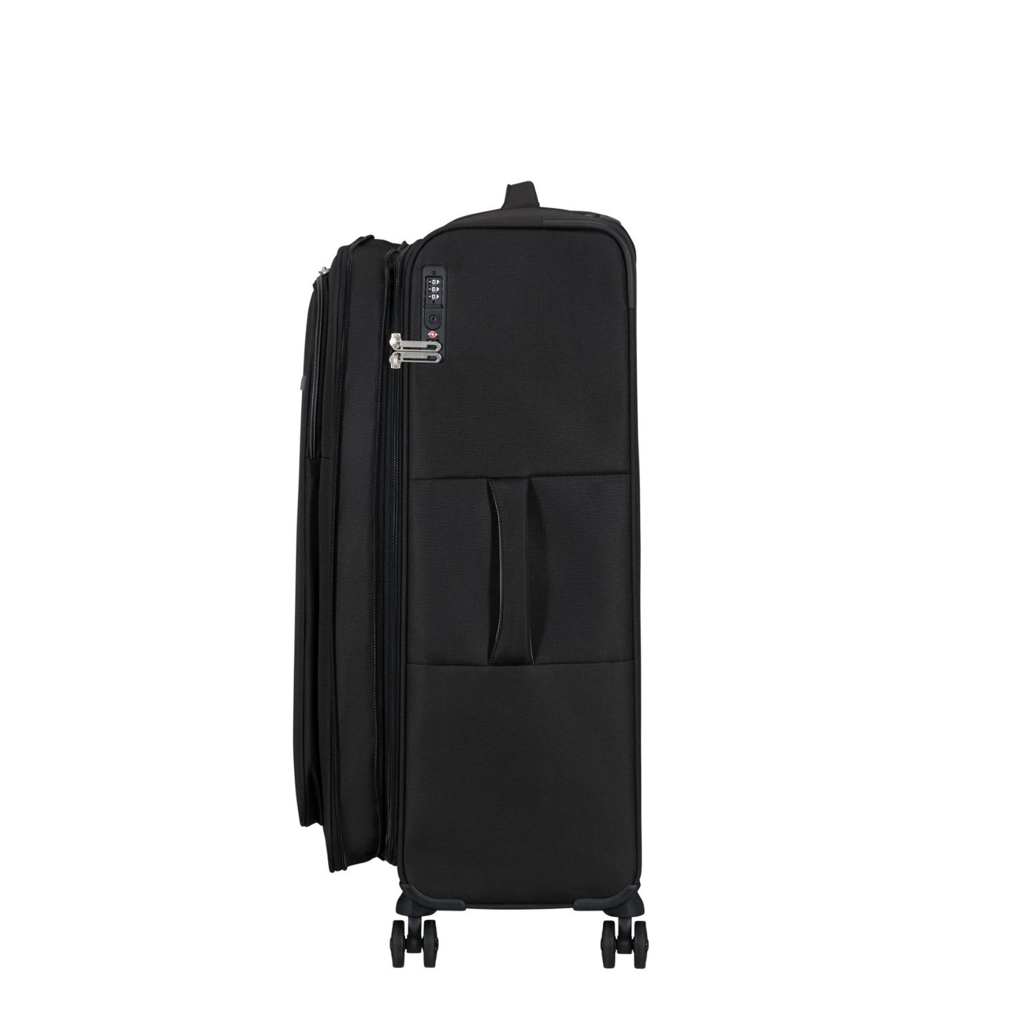 American Tourister Cloudrider  Spinner L Expandable TSA jet black