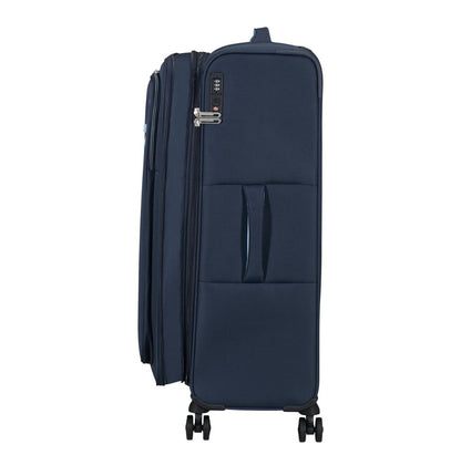 American Tourister Cloudrider  Spinner L Expandable TSA sky navy
