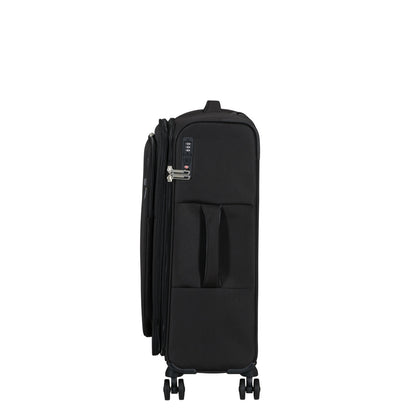 American Tourister Cloudrider  Spinner M Expandable TSA jet black