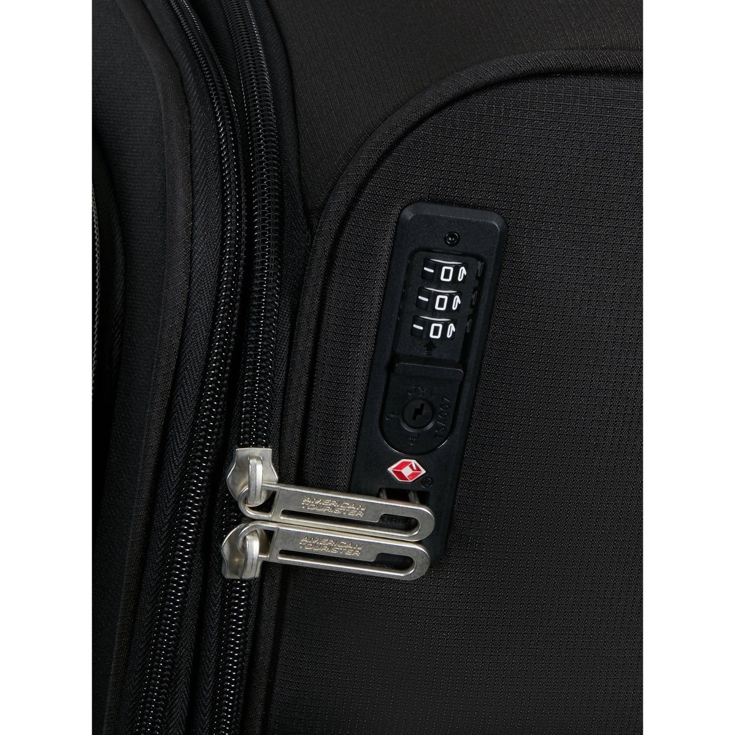 American Tourister Cloudrider  Spinner M Expandable TSA jet black