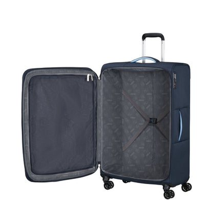 American Tourister Cloudrider  Spinner L Expandable TSA sky navy