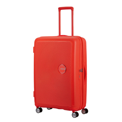 American Tourister Soundbox Spinner 77/28 TSA Expandable neon orange