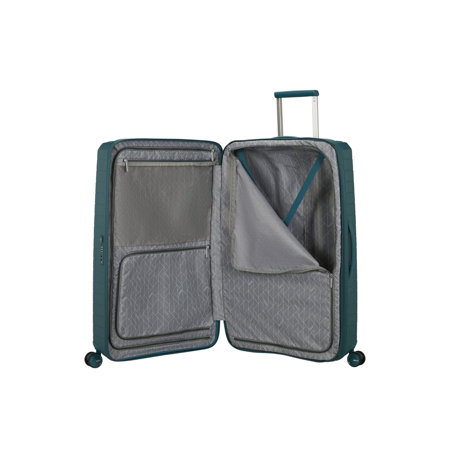 American Tourister Fastforward Spinner 78/29 TSA Expandable totally teal