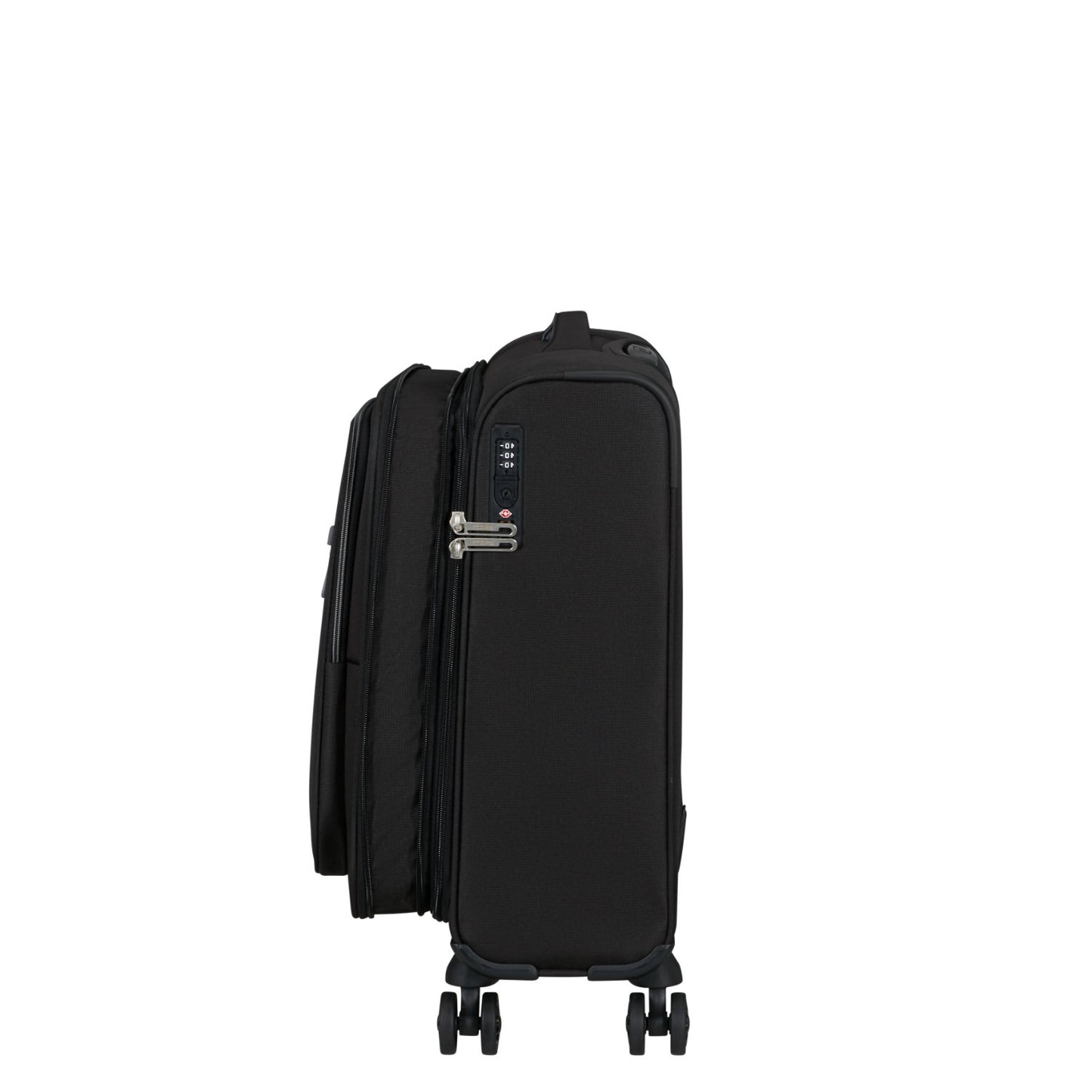 American Tourister Cloudrider  Spinner S Expandable TSA jet black