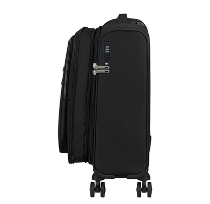 American Tourister Cloudrider  Spinner S Expandable TSA jet black