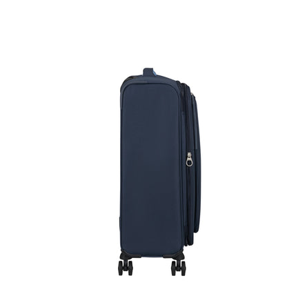 American Tourister Cloudrider  Spinner M Expandable TSA sky navy