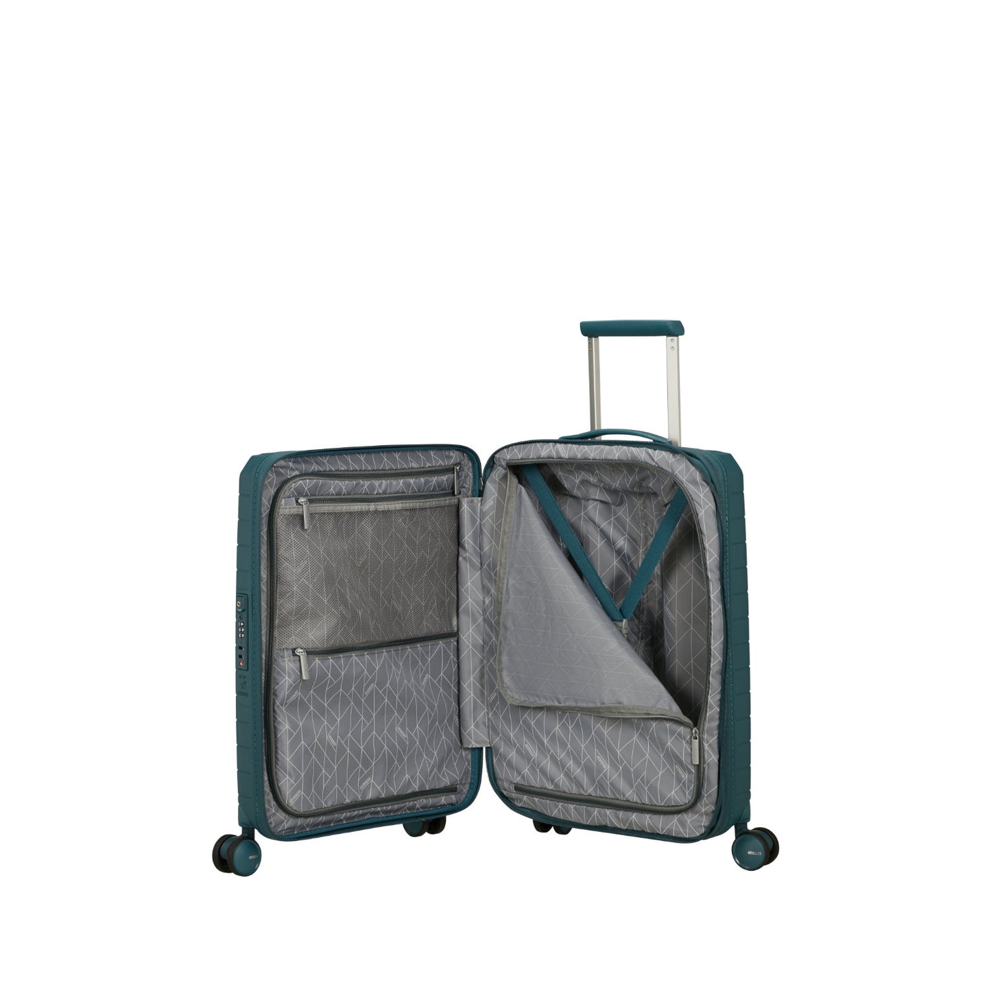 American Tourister Fastforward Spinner 55/20 TSA Expandable totally teal